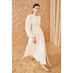 Ulla Johnson Cream Midi Dress